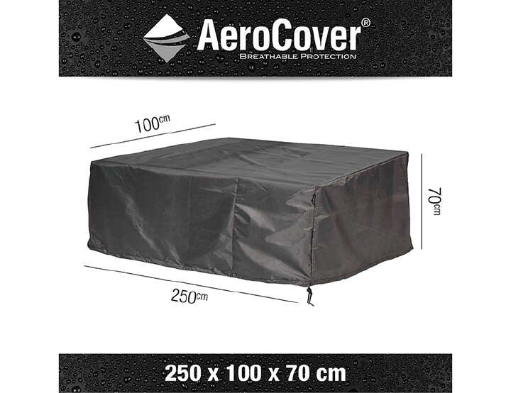 AeroCover Atmungsaktive Schutzhülle für Loungebänke 250x100xH70 cm